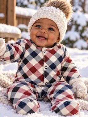 SnoPea NWT plaid coverall